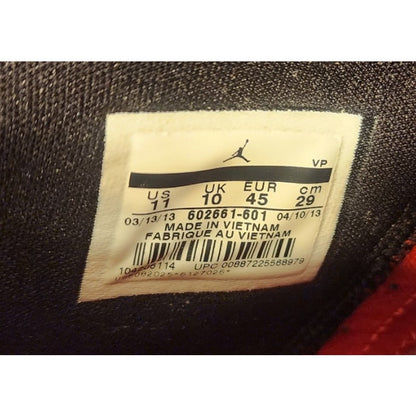 Nike Air Jordan 1 Flight 4 Mens Size 11 Black Gym Red High Top Shoes Sneakers