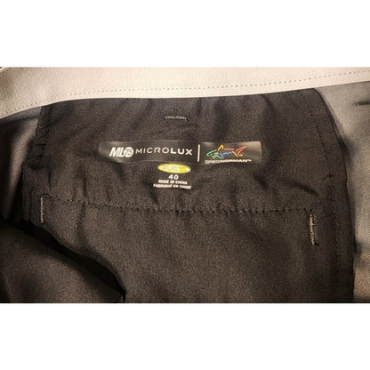 Greg Norman Mens Golf Shorts Athletic Camo Grey Black Size 40