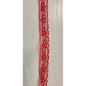 Vintage Wrights 3/4 in. Red Woven Edge Trim Ribbon Spool 150+ Yds Pattern 23666