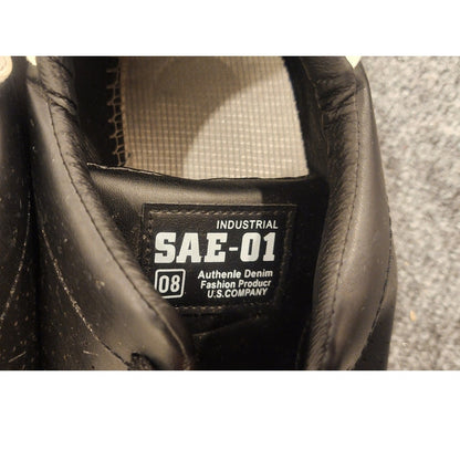 SAE-01 Mens Casual Sneakers Black White Size 11 US / EU 45 Shoes