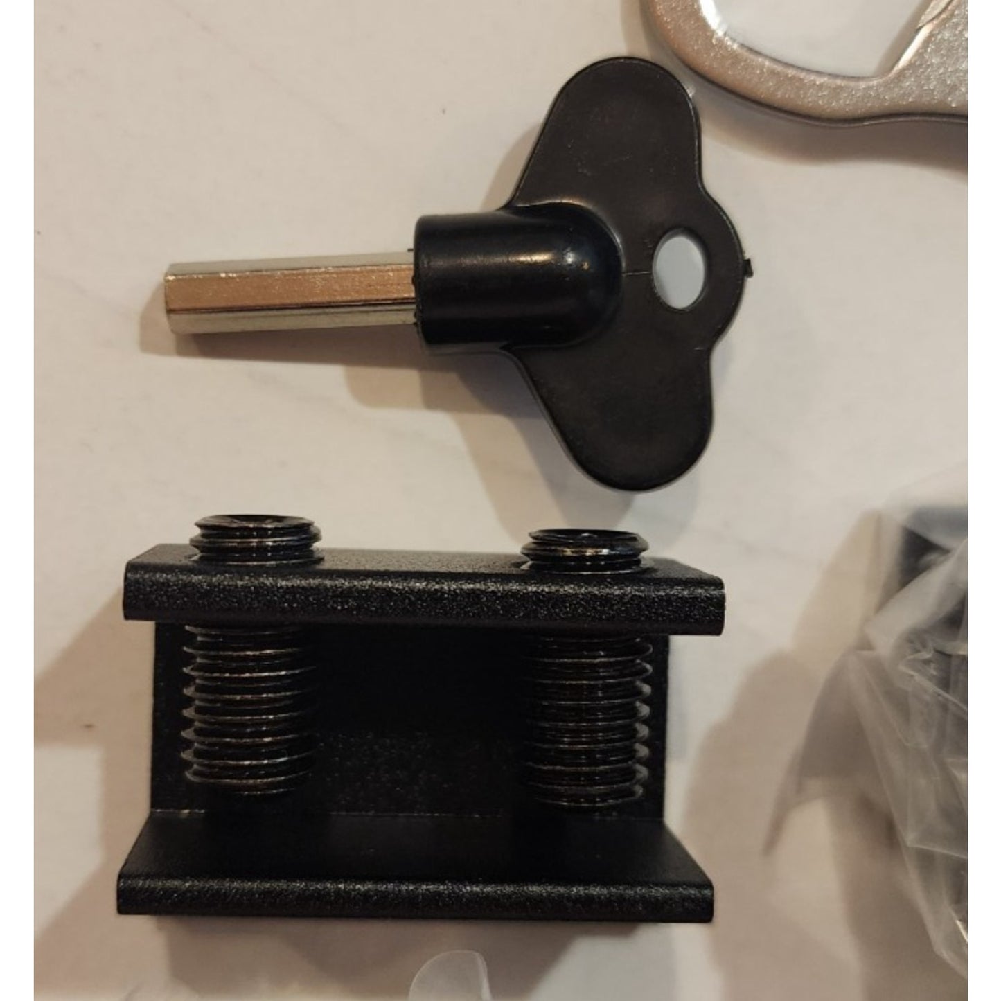 Sliding Window Locks - Black - Set of 4 - Hex keys included - Home, Office, Etc.