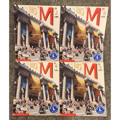 Lot of 4 The Big M Cynthia Rothman Scholastic Guided Reading Reader 450L Book
