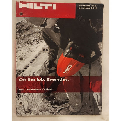 2010 Hilti Product Technical Guide Manual Binder Specification Catalog Vintage