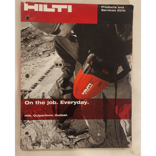 2010 Hilti Product Technical Guide Manual Binder Specification Catalog Vintage