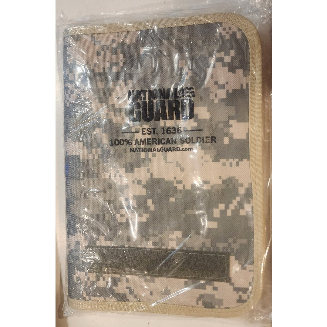 National Guard ACU Notebook Organizer w/ Notepad – Military Promo Gear