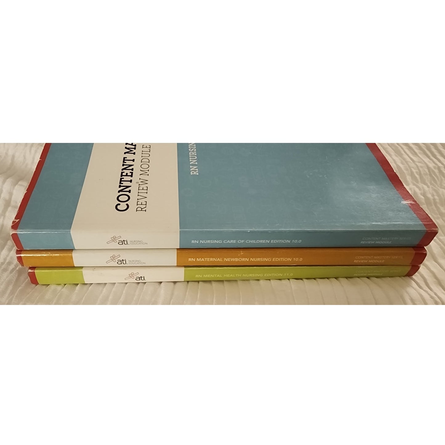 ATI RN Review Module Set (3 Books) Maternal Newborn, Children, Mental Health
