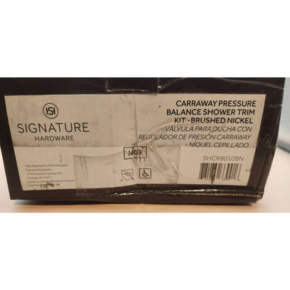 Signature Hardware Carraway Dual Function Pressure Balanced Valve Trim -no valve