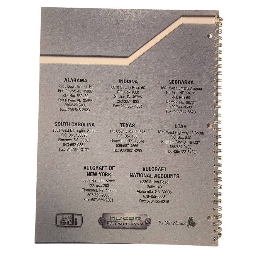 Vulcraft Steel Joist & Deck Catalog Lot of 3 – 2007–2009 Engineering