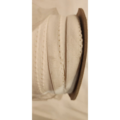 150 Yards (Spool) - stretch white 5/8" elastic - a little dusty from storage