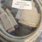 NULL MODEM - DB9F to DB25M 6' - tan -  Cables