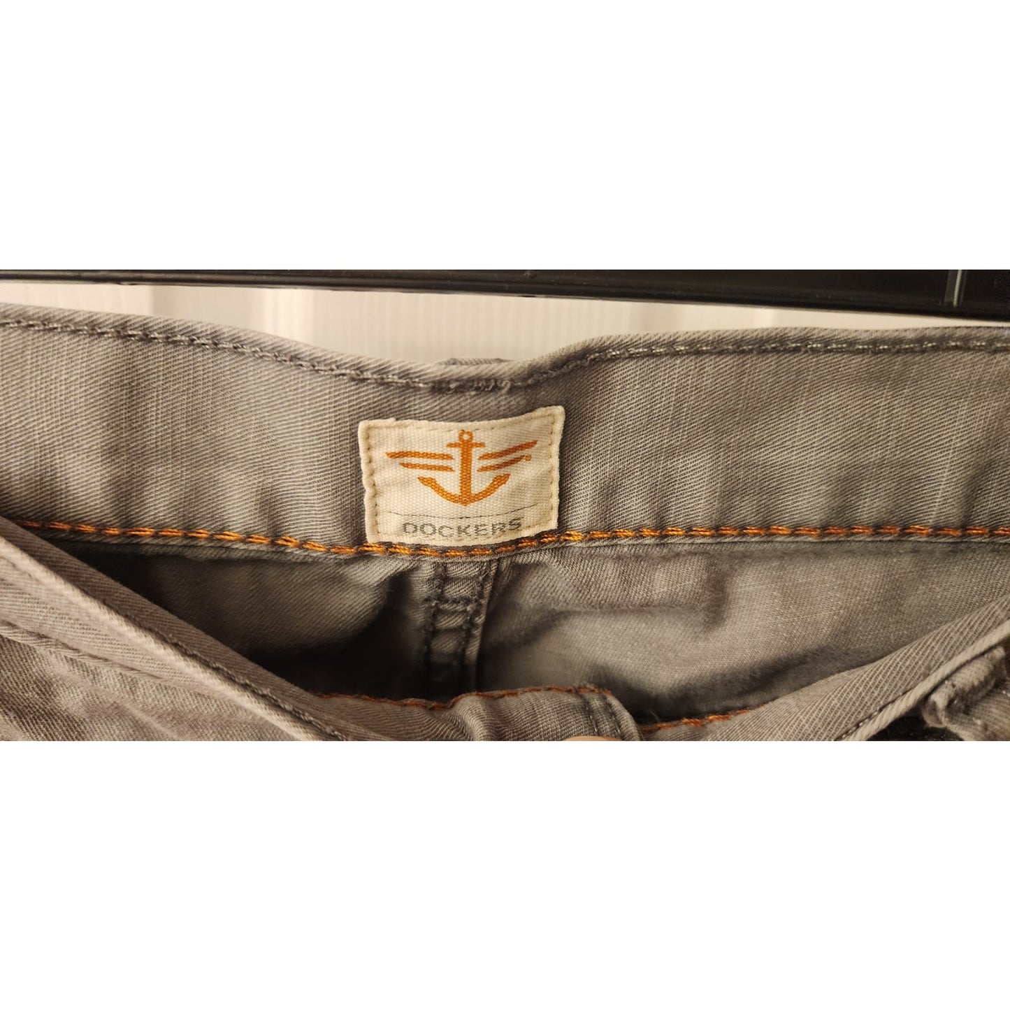Dockers Straight Fit Pants Gray 38x34 Men’s Casual Dress Slacks