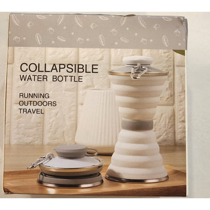 Pink - Collapsible Silicone Water Bottle – Leakproof, BPA-Free, Travel, Sports