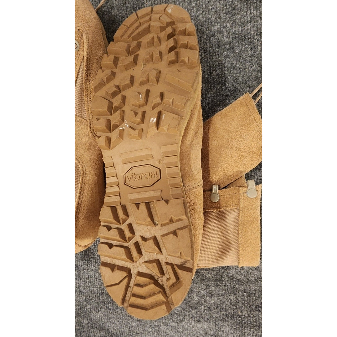Belleville Men's Military Issue Combat Boots GORE-TEX Vibram Sole Tan Size 10W