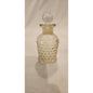 Vintage Textured Glass Bottle w/ Round Stopper 6"