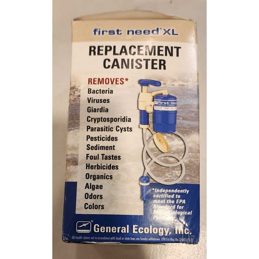 First Need XL Replacement Canister - General Ecology - NIB