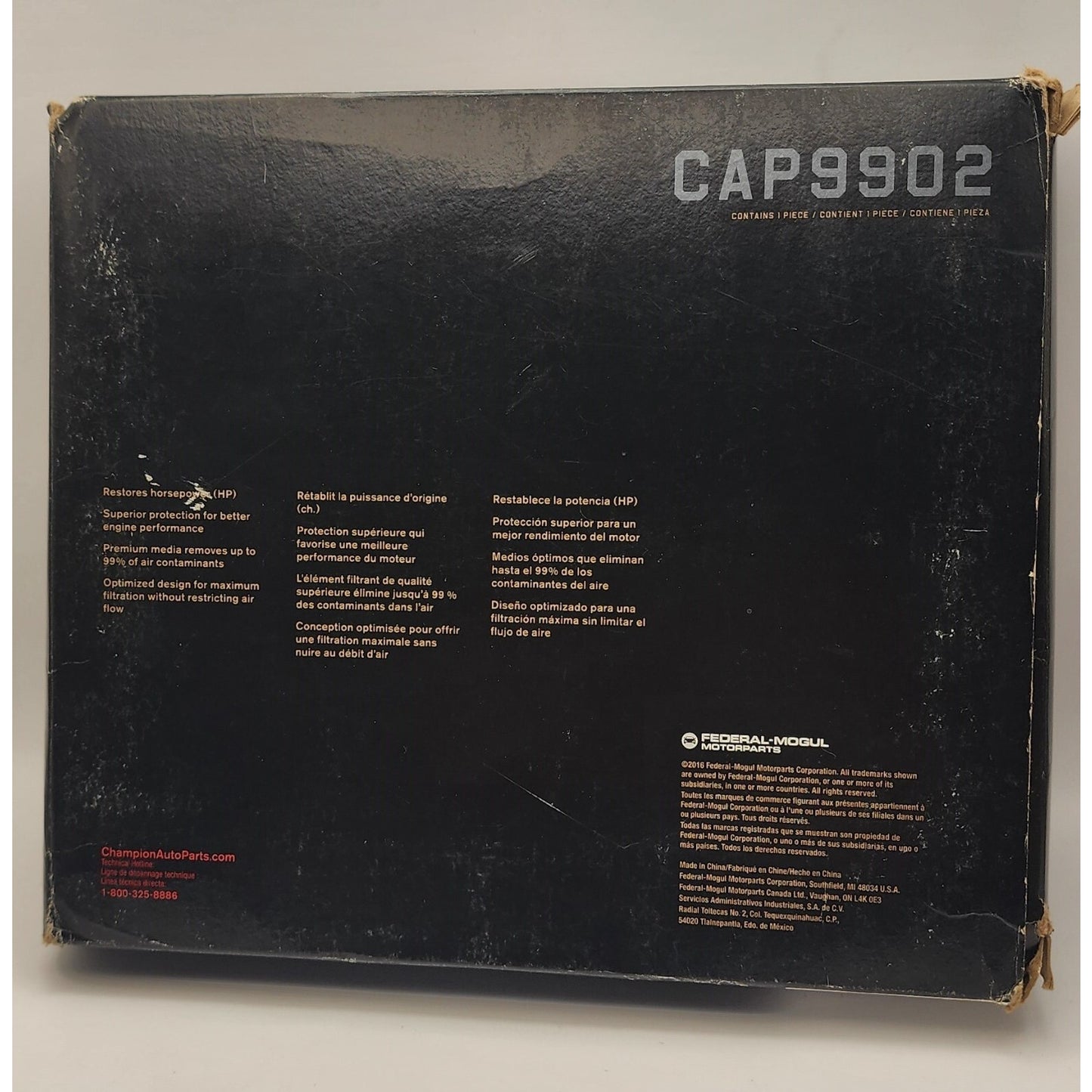 CHAMPION - ENGINE AIR FILTER - CAP9902