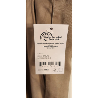Amazon Essentials Mens Straight Fit Chino Pants Khaki Brown NWT Size 40x30