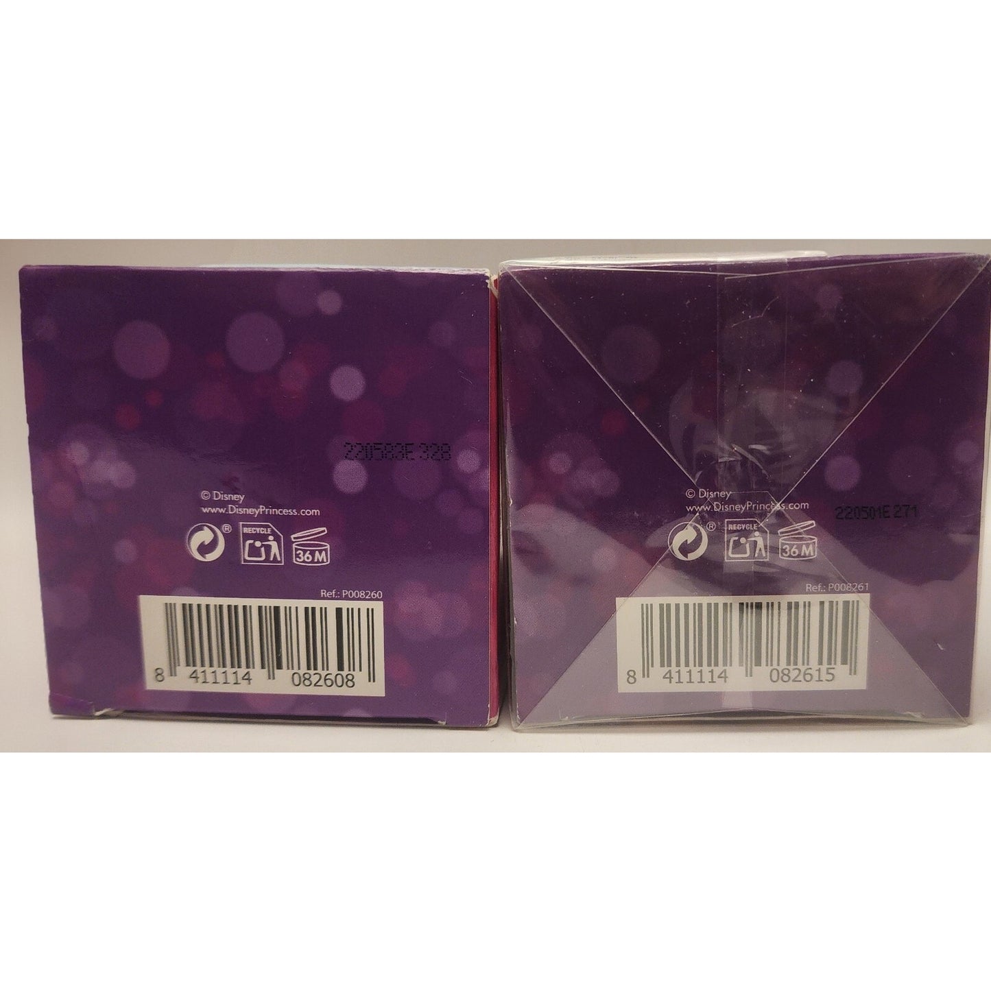 2 Princesses - Ariel and Cinderella - Eau de Toilette Spray Perfume for Girls -