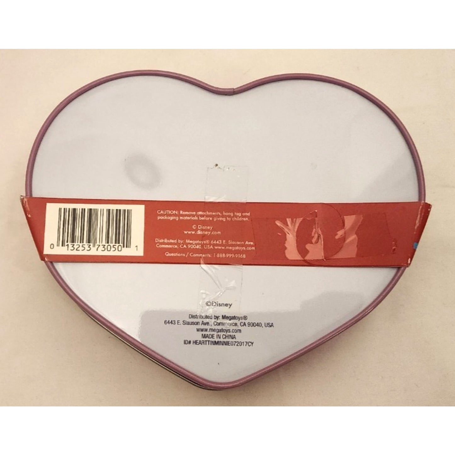 Disney- Tin Heart Gift Set- Minnie Mouse- Tin, Chalk, Yo-Yo, Crayons, Stickers