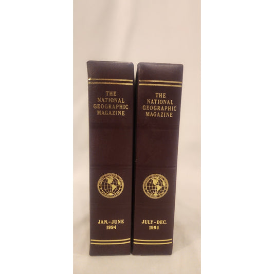 National Geographic Bound Volumes 1994 – Jan–June & July–Dec – Set of 2