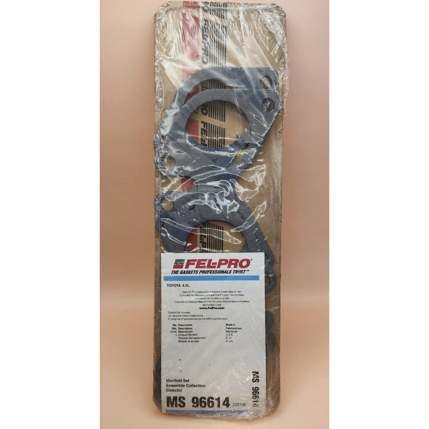 Fel-Pro - Exhaust Manifold Gasket Set - MS 96614