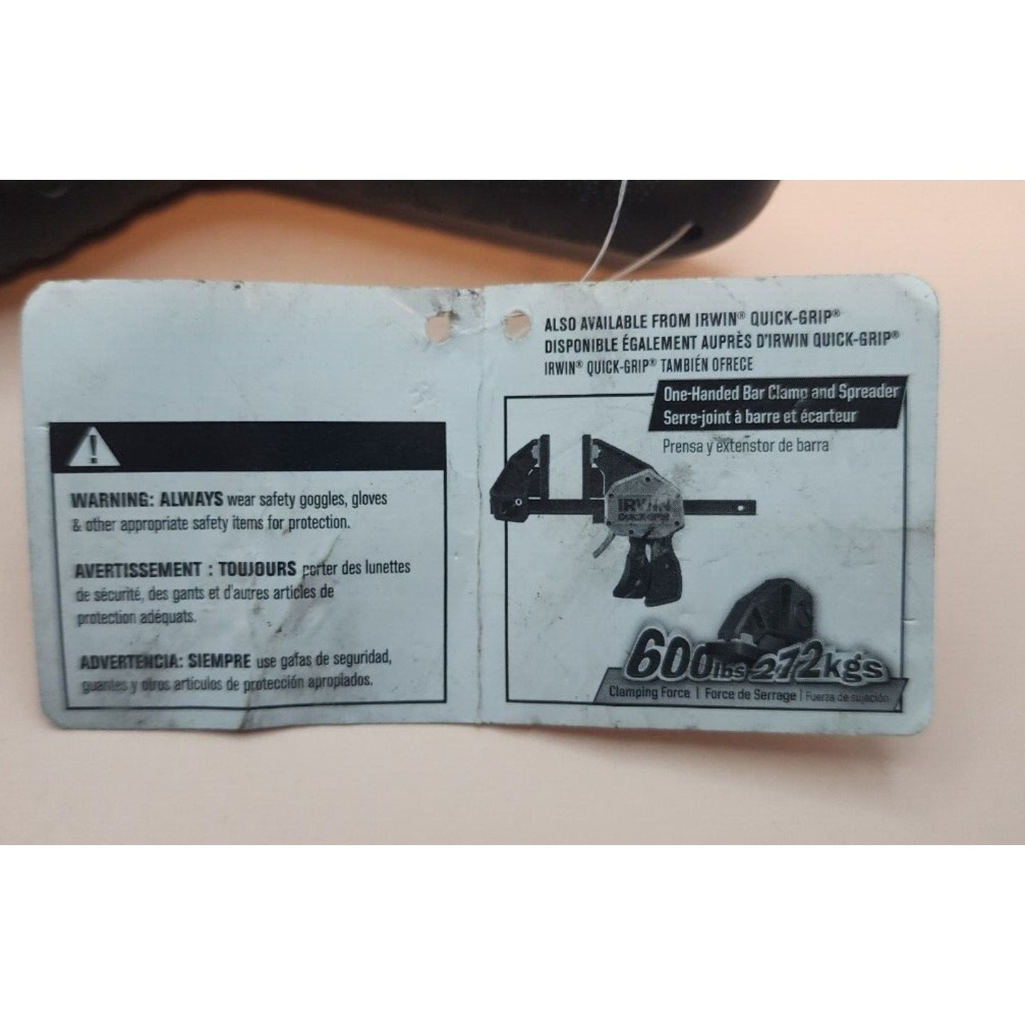 Irwin - Black high Tech Resin Construction 2" (1.25" wide) Jaw Clamp
