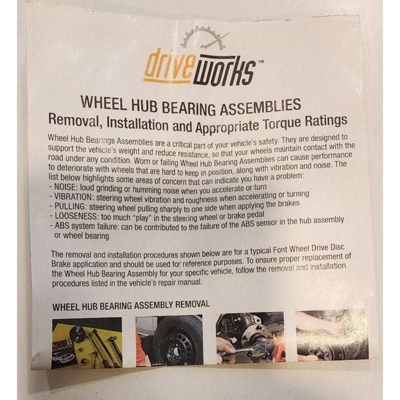 Front Hub Assembly with Wheel Bearing - NT513194 - Driveworks - Volvo