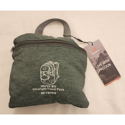 SKYSPER - Foldable Small Backpack - iminix 20 - 20L - Ultralight Travel Pack