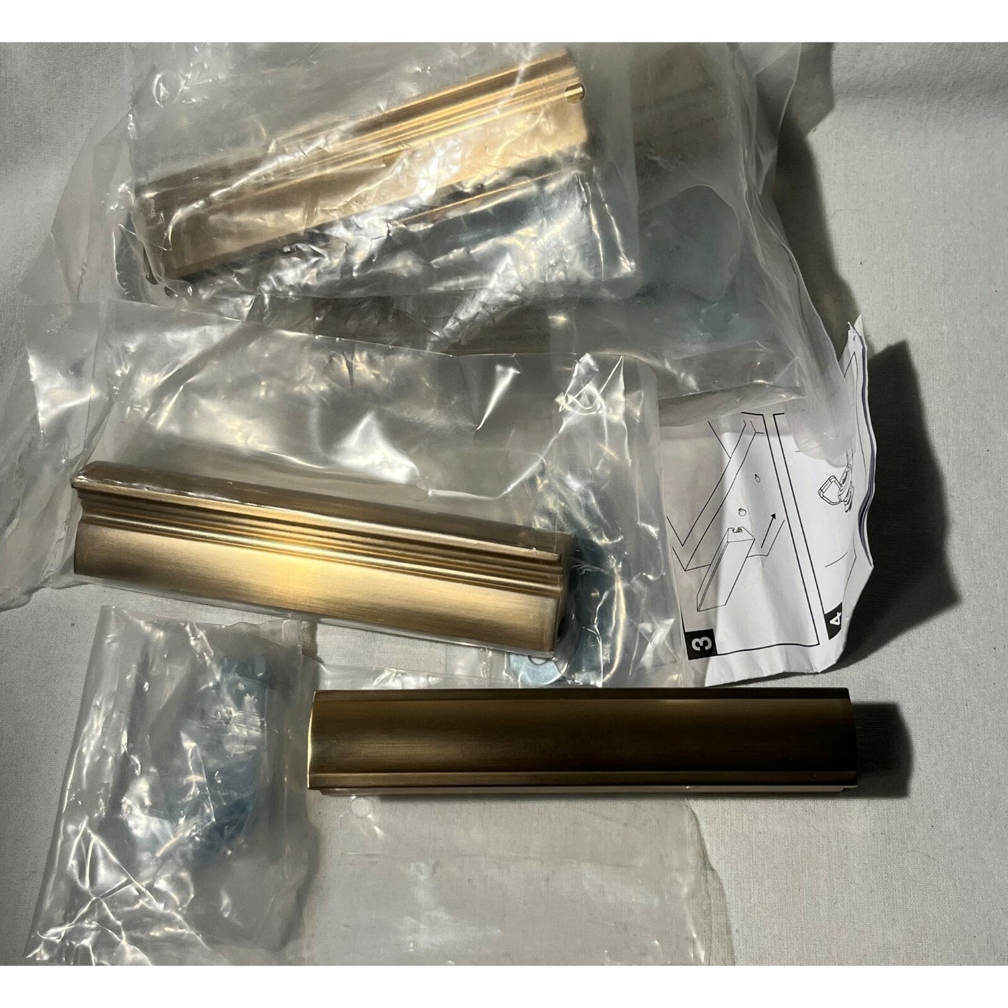 P43967K-CZ-CP 4-1/2” Adjustable Classic Curve Pull/ Champagne Bronze 5pk