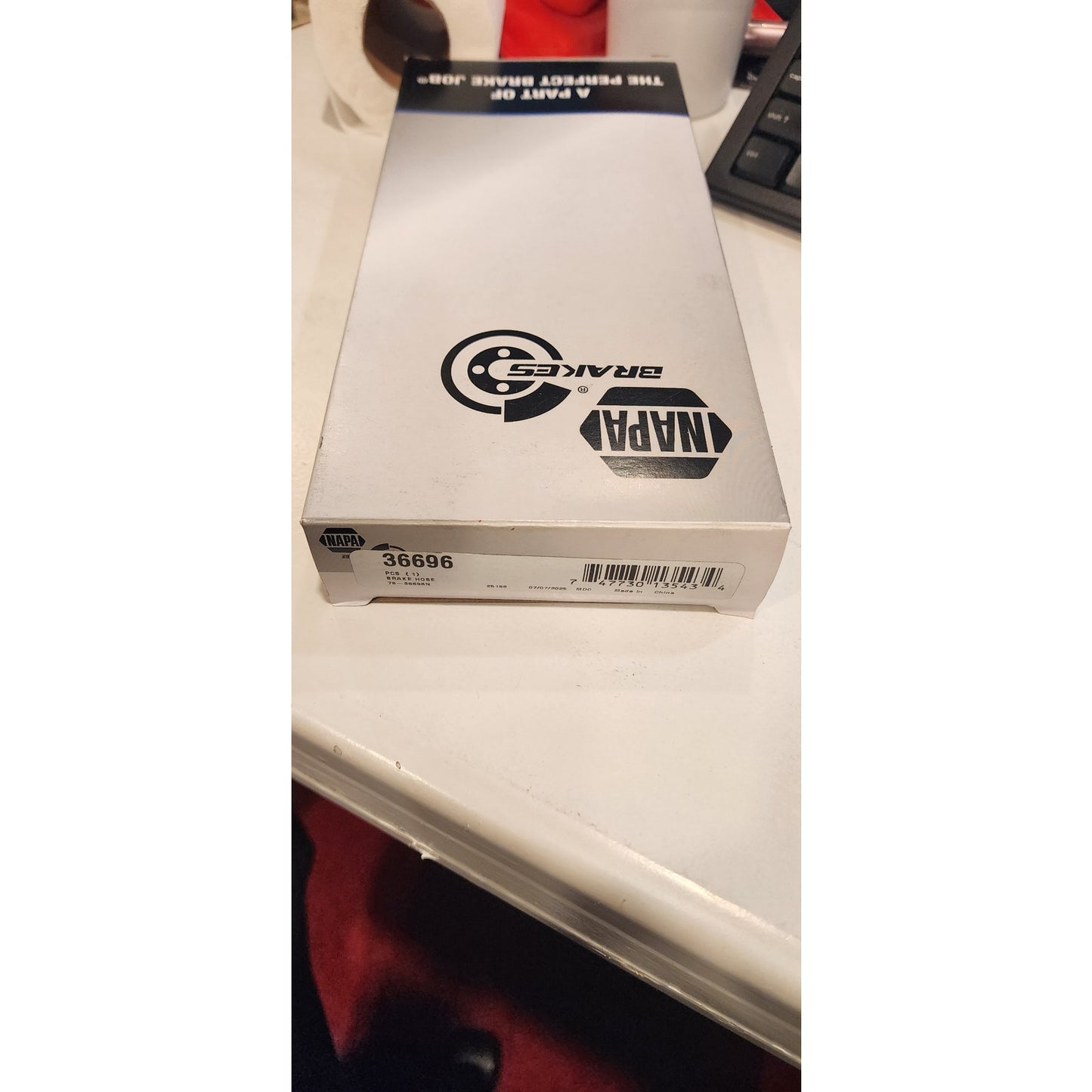 Ultra Premium Brake Hose - 36696 - 23.8 in. - Fits GM Med Duty