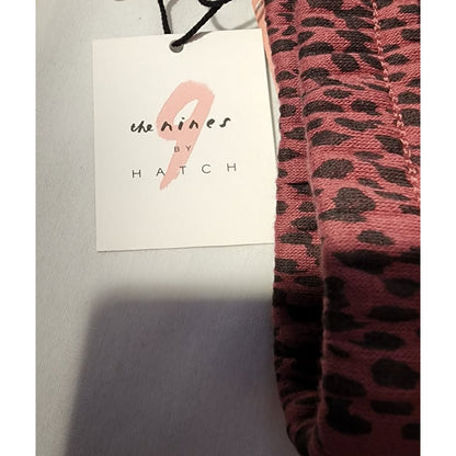Maternity Sweat Pants by The Nines By Hatch - Berry Multi Colored-Small