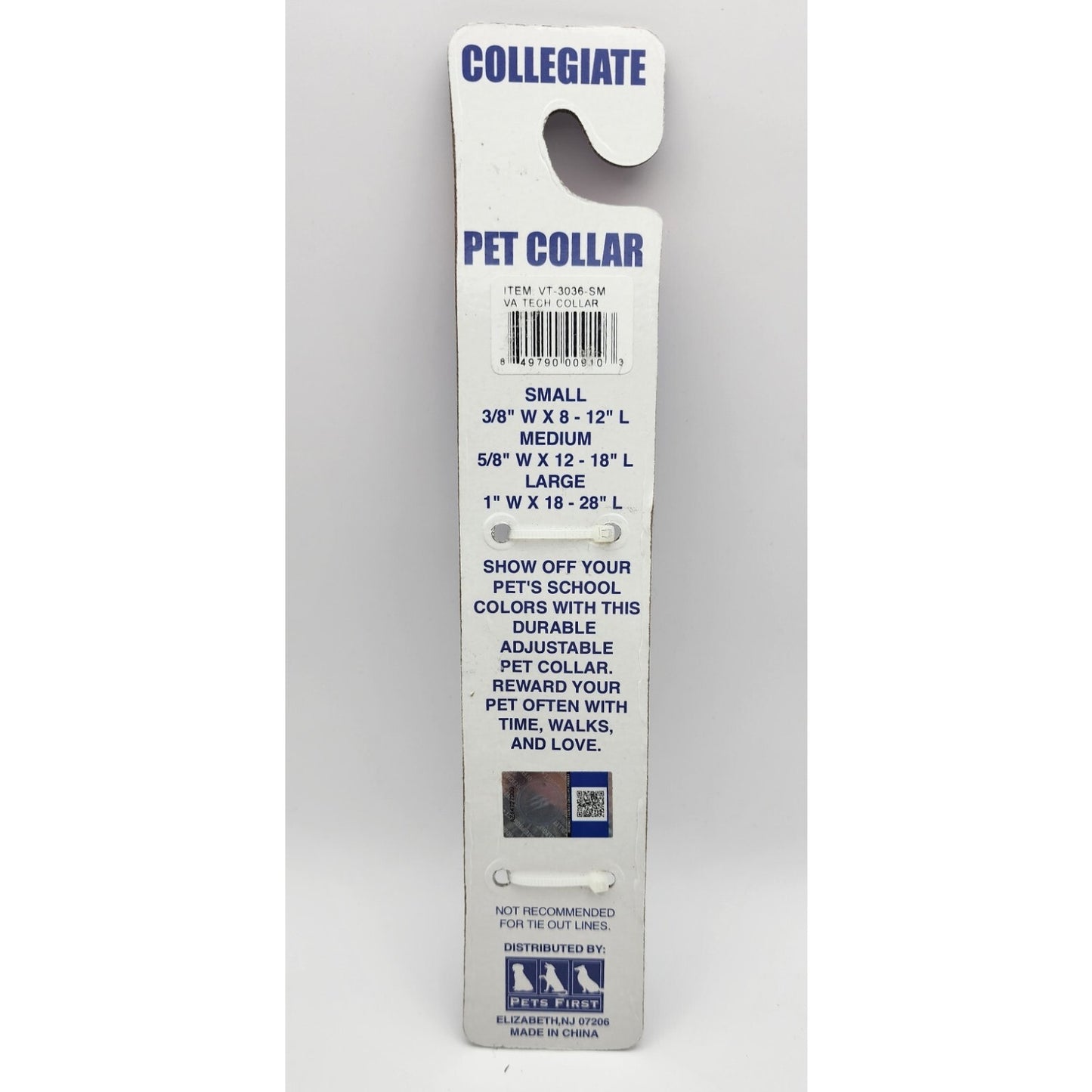 Collegiate Collar - Virginia Tech Hokies - SM - Officially Licensed - Pets First