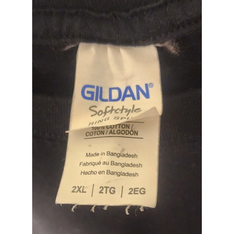Gildan New Amsterdam Support Your Local Bartender T-Shirt Black 2XL Graphic