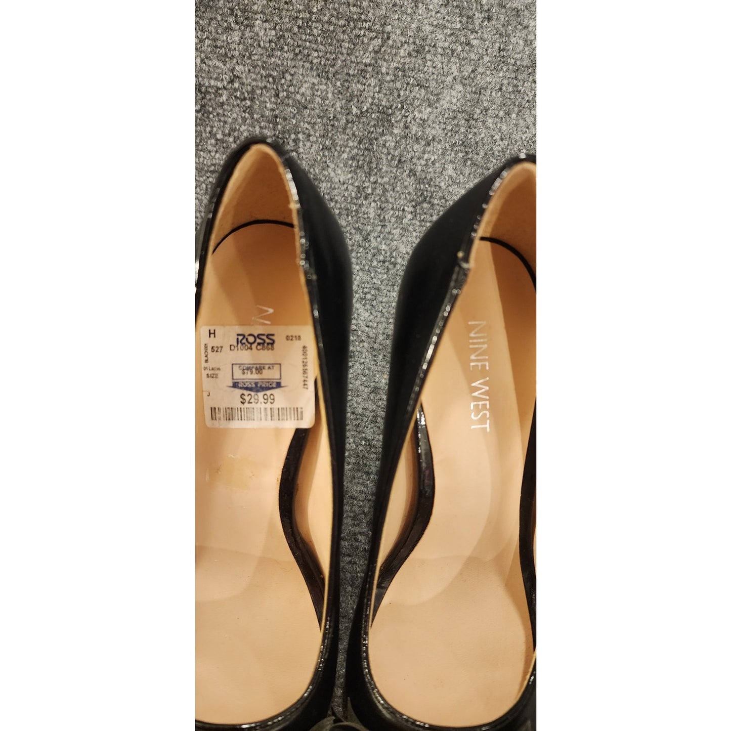 Nine West NW7Cosmo Women Size 7 M Black Bow Accent Stiletto Pump Heels New