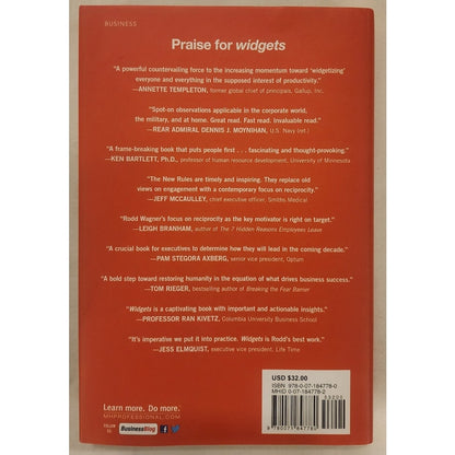 Widgets – Rodd Wagner – 12 New Rules for Managing Employees – Hardcover
