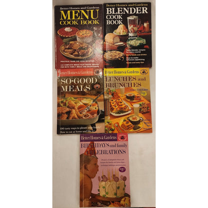 Better Homes & Gardens Vintage Cookbook Set Lot of 5 Hardcovers