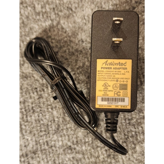 Actiontec 12V 2A Power Adapter Supply CDS024T-W120U CenturyLink C3000A T3200 New