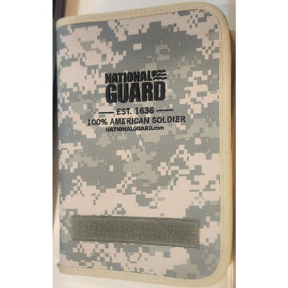 National Guard ACU Notebook Organizer w/ Notepad – Military Promo Gear