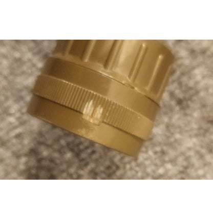 Fulton MX-991/U Olive Drab Anglehead Military Flashlight USA USGI 4 Lenses