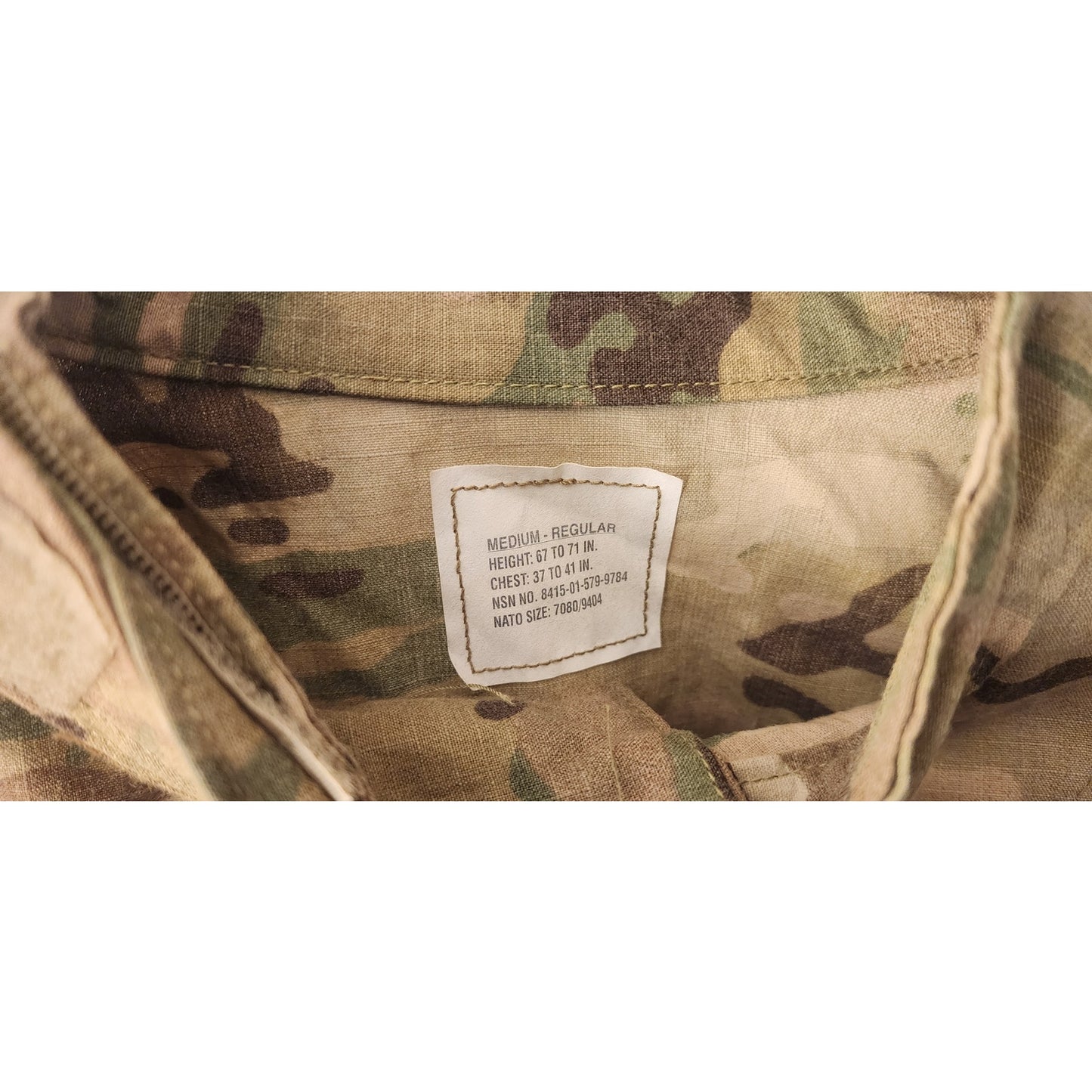 Army ACU FR Jacket Insect Shield Multicam Medium Regular NWT
