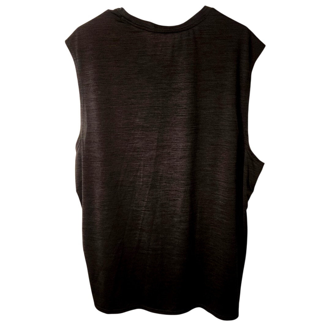DSG Mens Sleeveless Athletic Shirt Tank Top Black Gym Activewear Size 2XL