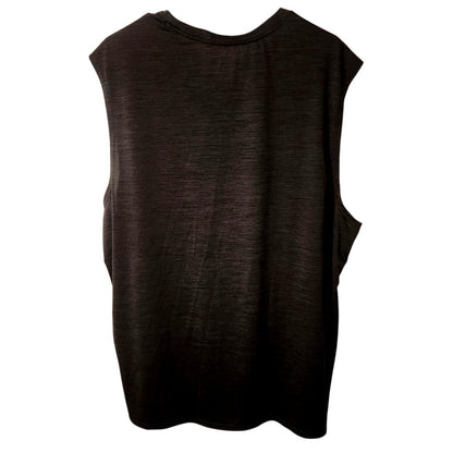 DSG Mens Sleeveless Athletic Shirt Tank Top Black Gym Activewear Size 2XL