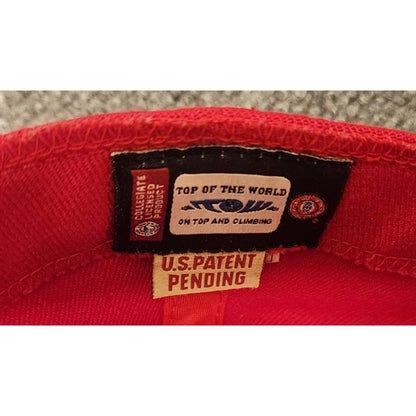 Cincinnati Bearcats Top Of The World Flex Fit Hat Cap Size M L Red White NCAA