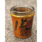 Vintage Leather Wrapped Shot Glass Ecuador Souvenir Barware