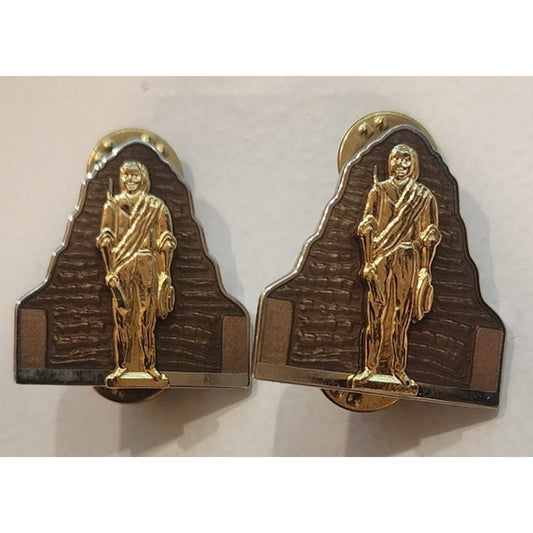 Pair Multi National Force Iraq Collar Insignia Pins MNFI OIF Veteran Military