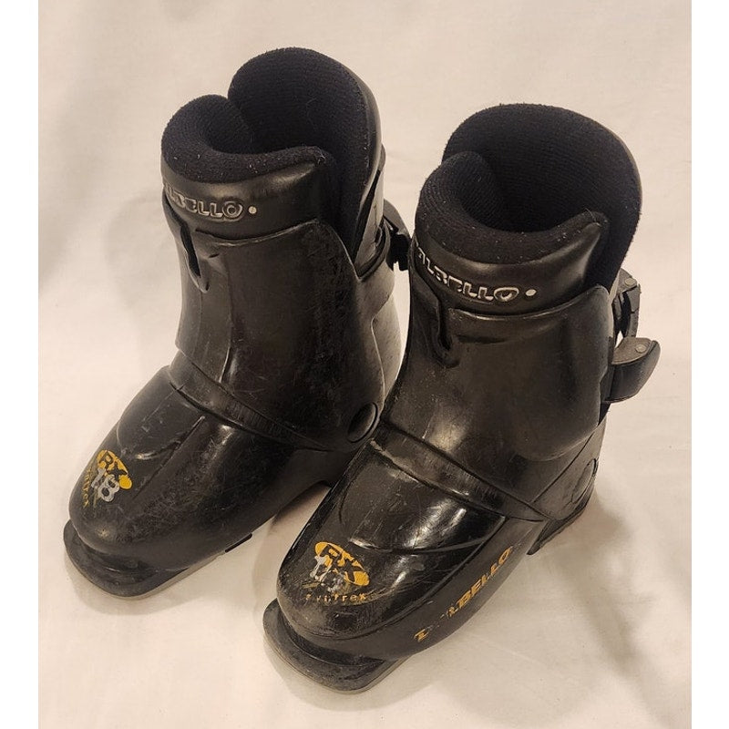 Dalbello Kids Ski Boots Mondo 21–21.5 / US Kids 5 – Black