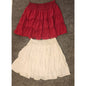 Lot of 2 Athletic Skorts Size Large Brand New In Pack Red White Activewear Skirt