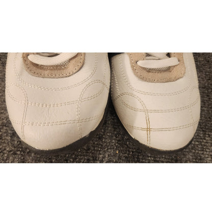 American Eagle Mens Retro Low Top Casual Sneakers Shoes Size 11 Cream White