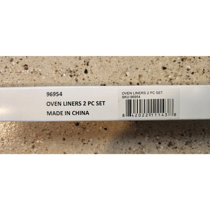 Protect your Oven - Non Stick - Oven Liners - Set of 2 - 26" X 18" and 12" X 8"