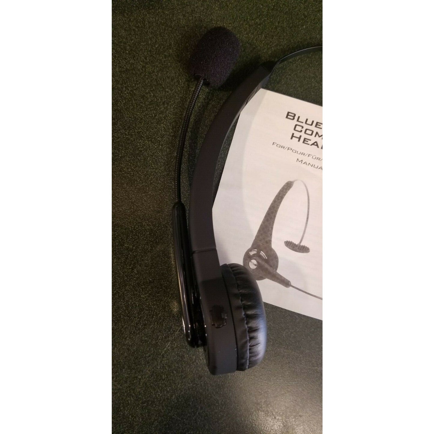 Headset - Bluetooth, for one ear with boom mic - For PS3 - no charge cord